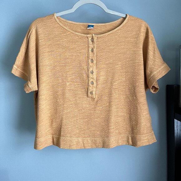 Old Navy Cropped Top (Gold) XSP - Picture 2 of 7
